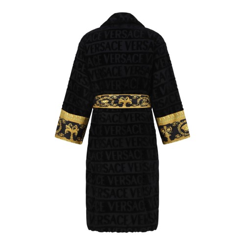 Versace Black I Love Baroque Bathrobe. 2