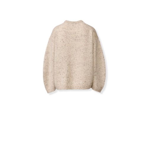 Fabiana Filippi Beige Mlange Wool Sweater. 2