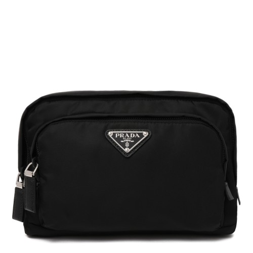 Prada Black Re-Nylon Belt Bag.