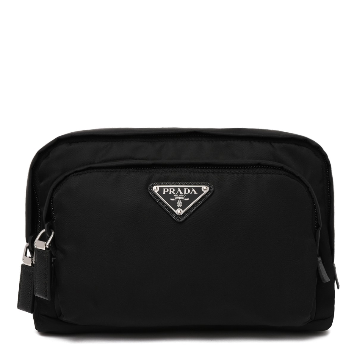 Prada Black Re-Nylon Belt Bag.