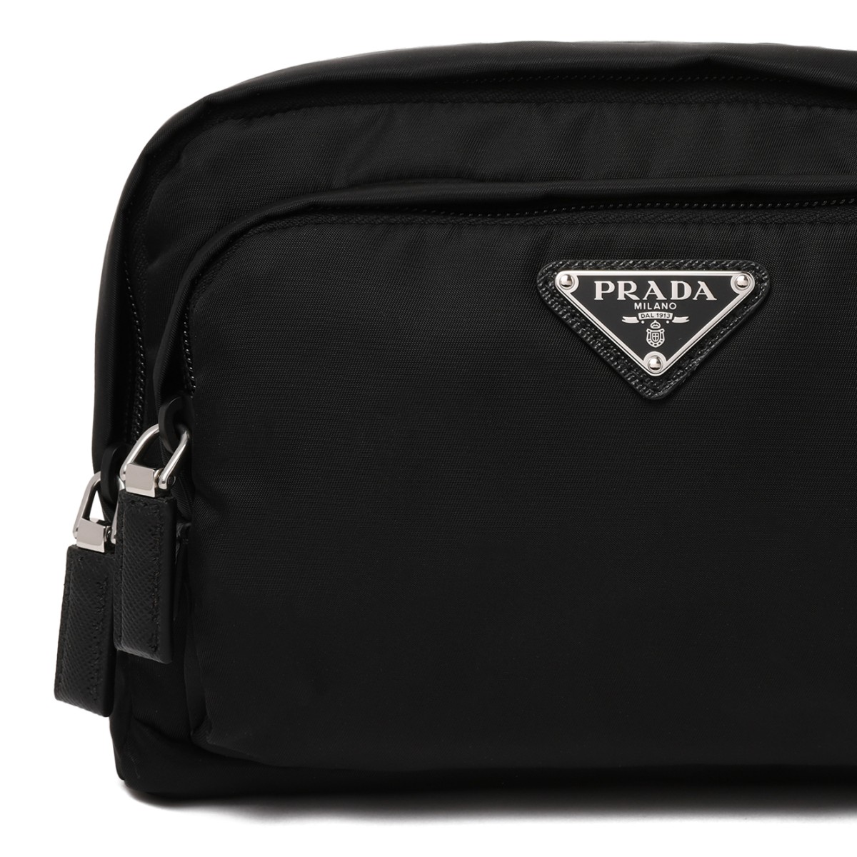 Prada Black Re-Nylon Belt Bag.