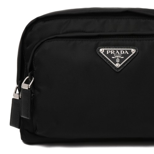 Prada Black Re-Nylon Belt Bag.