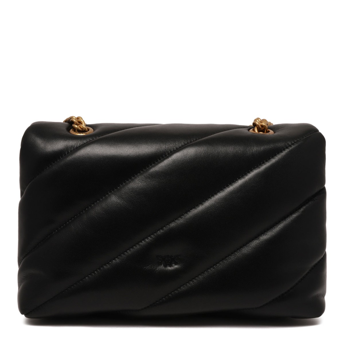 Pinko Black Leather Love Bag.