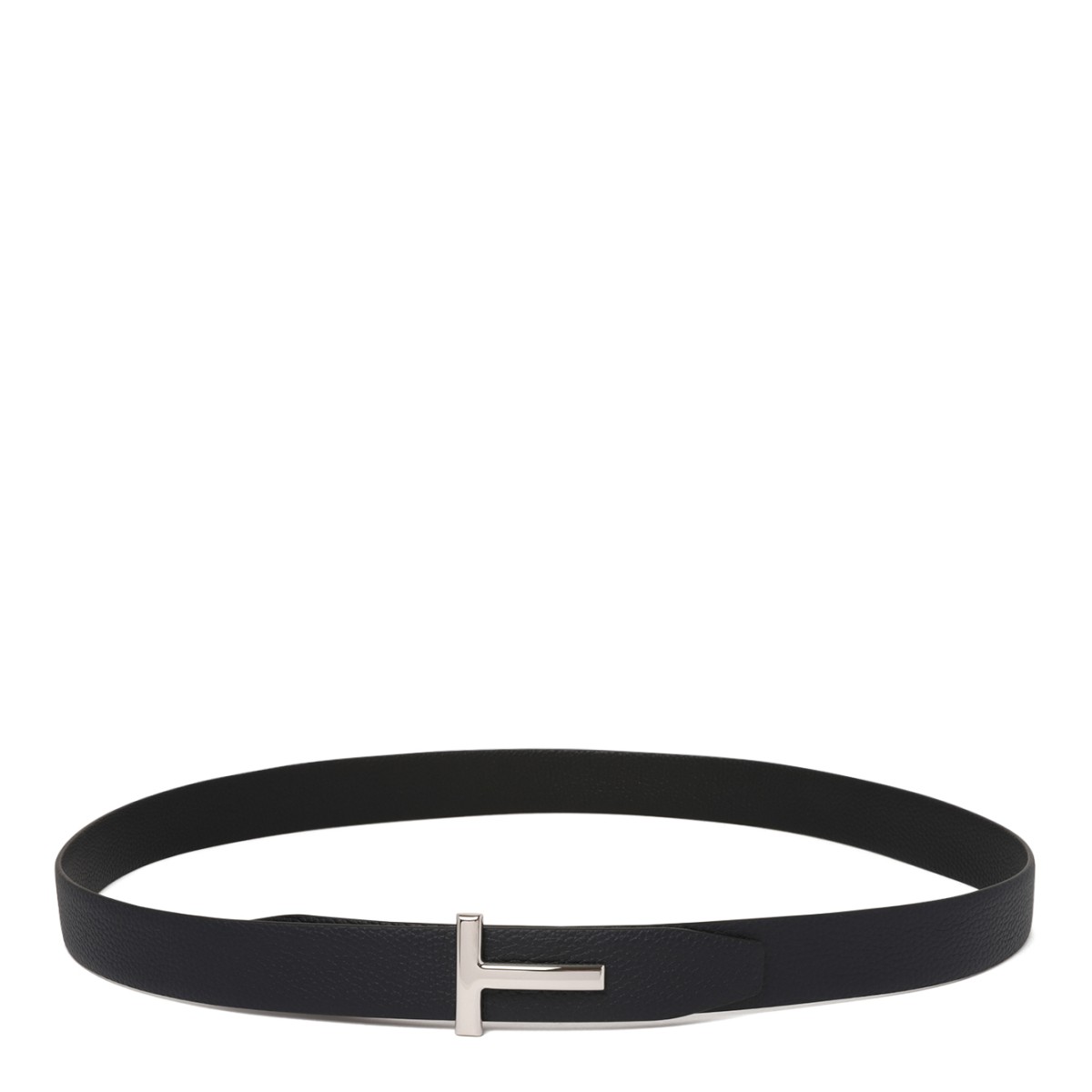Tom Ford Black Reversible Leather Belt.