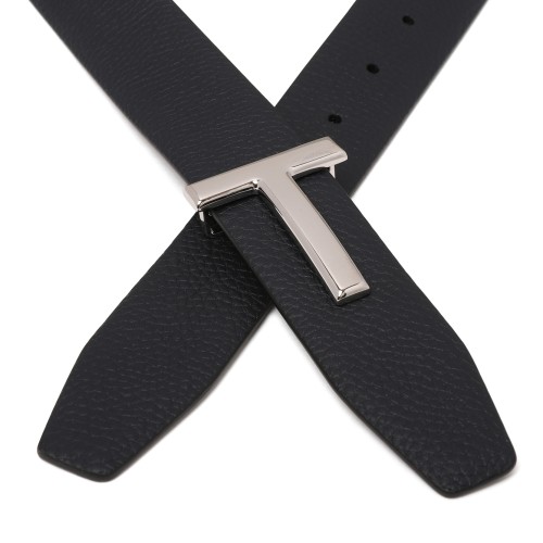 Tom Ford Black Reversible Leather Belt. 2