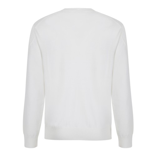 Givenchy White Crew-Neck Sweater. 2