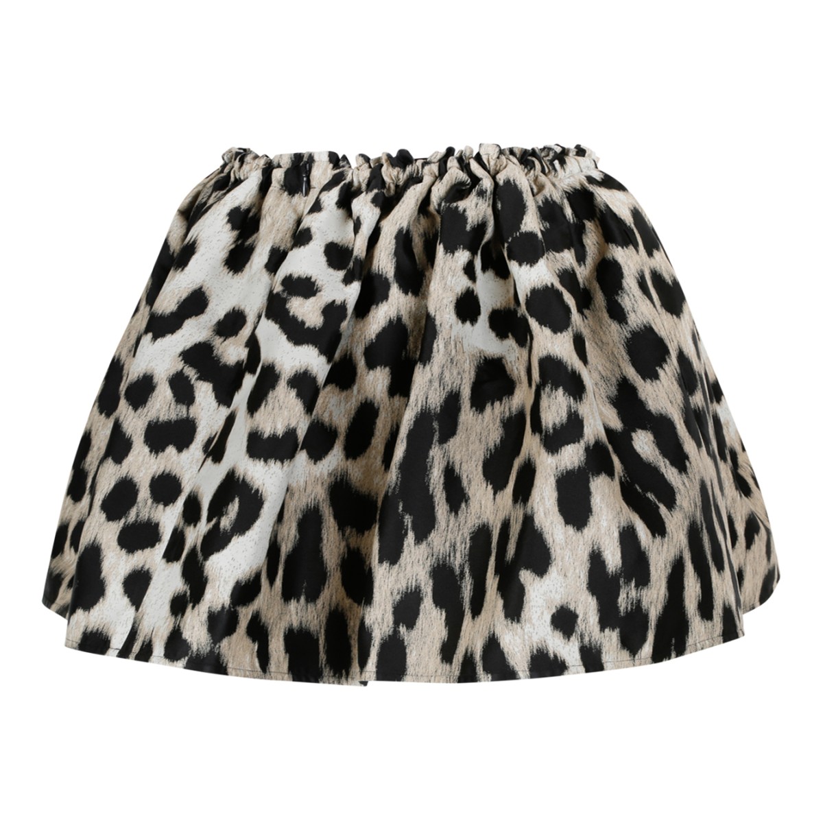 Givenchy Leopard Print Mini Skirt.