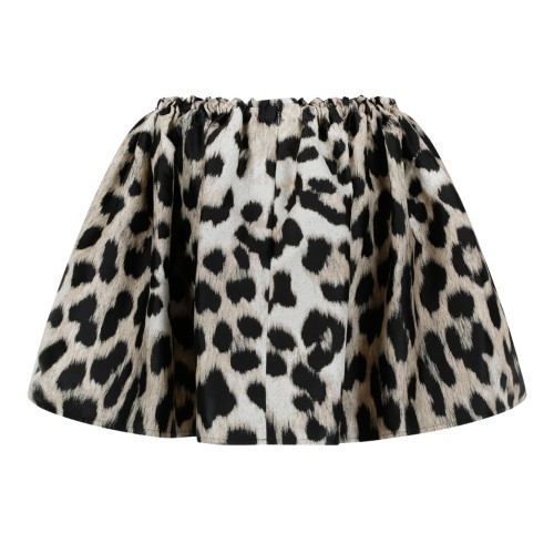 Givenchy Leopard Print Mini Skirt.
