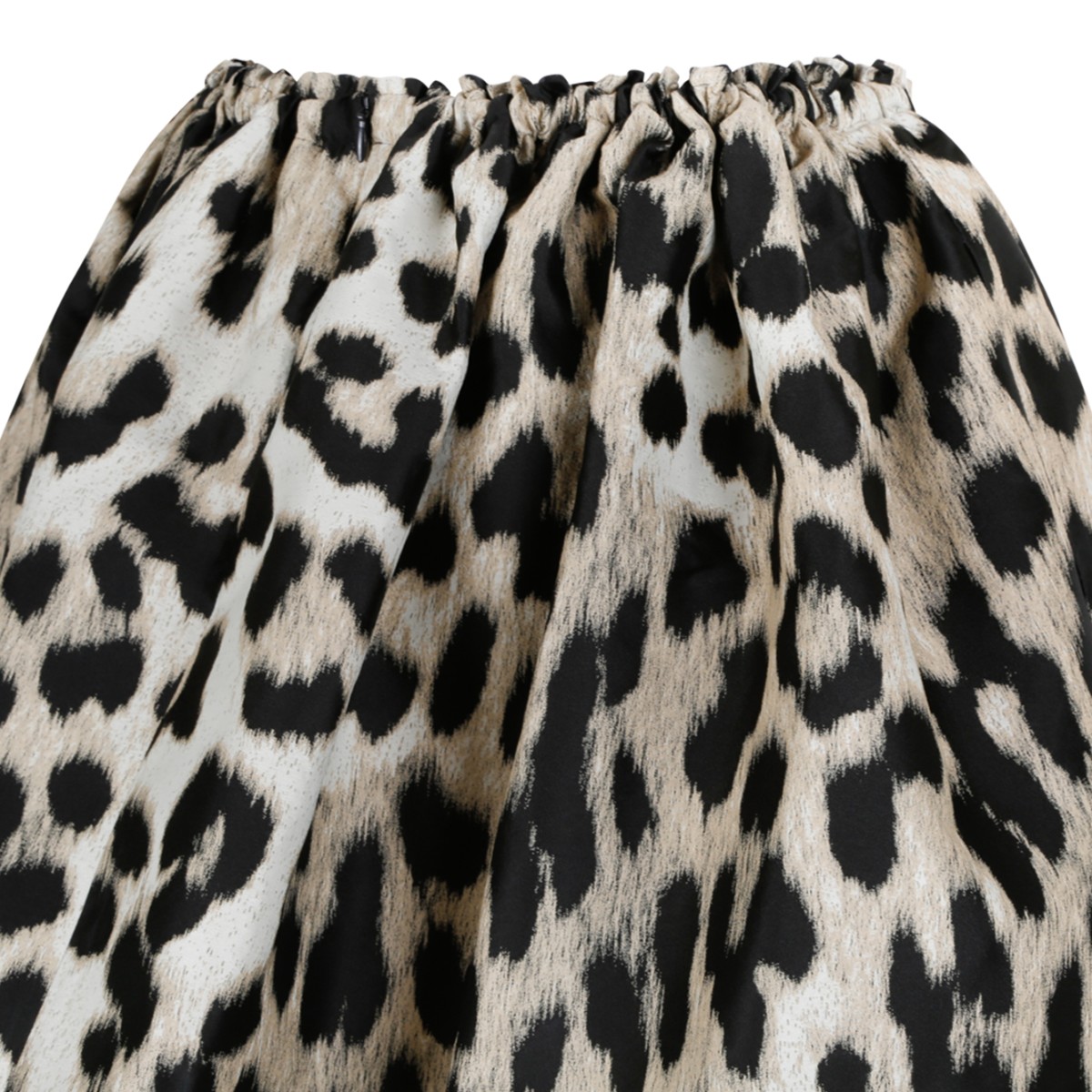 Givenchy Leopard Print Mini Skirt.