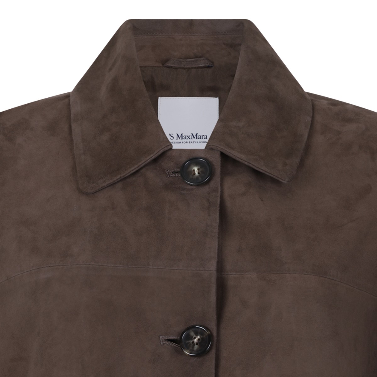 Max Mara Brown Suede Jacket.