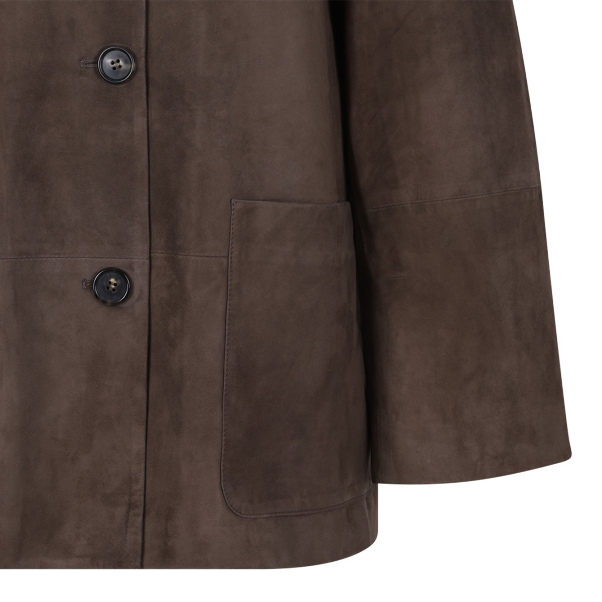 Max Mara Brown Suede Jacket.