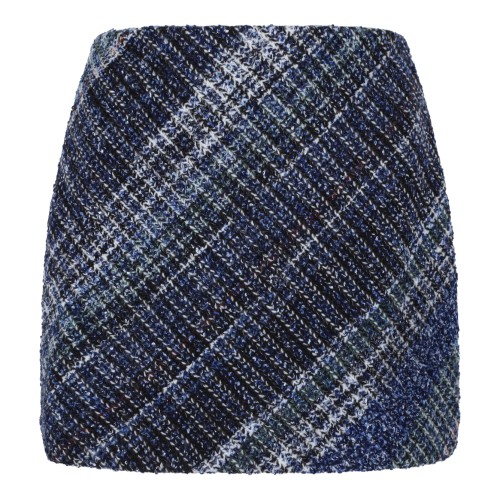 Missoni Blue Tweed Mini Skirt.