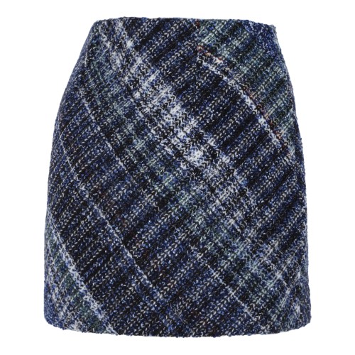 Missoni Blue Tweed Mini Skirt.