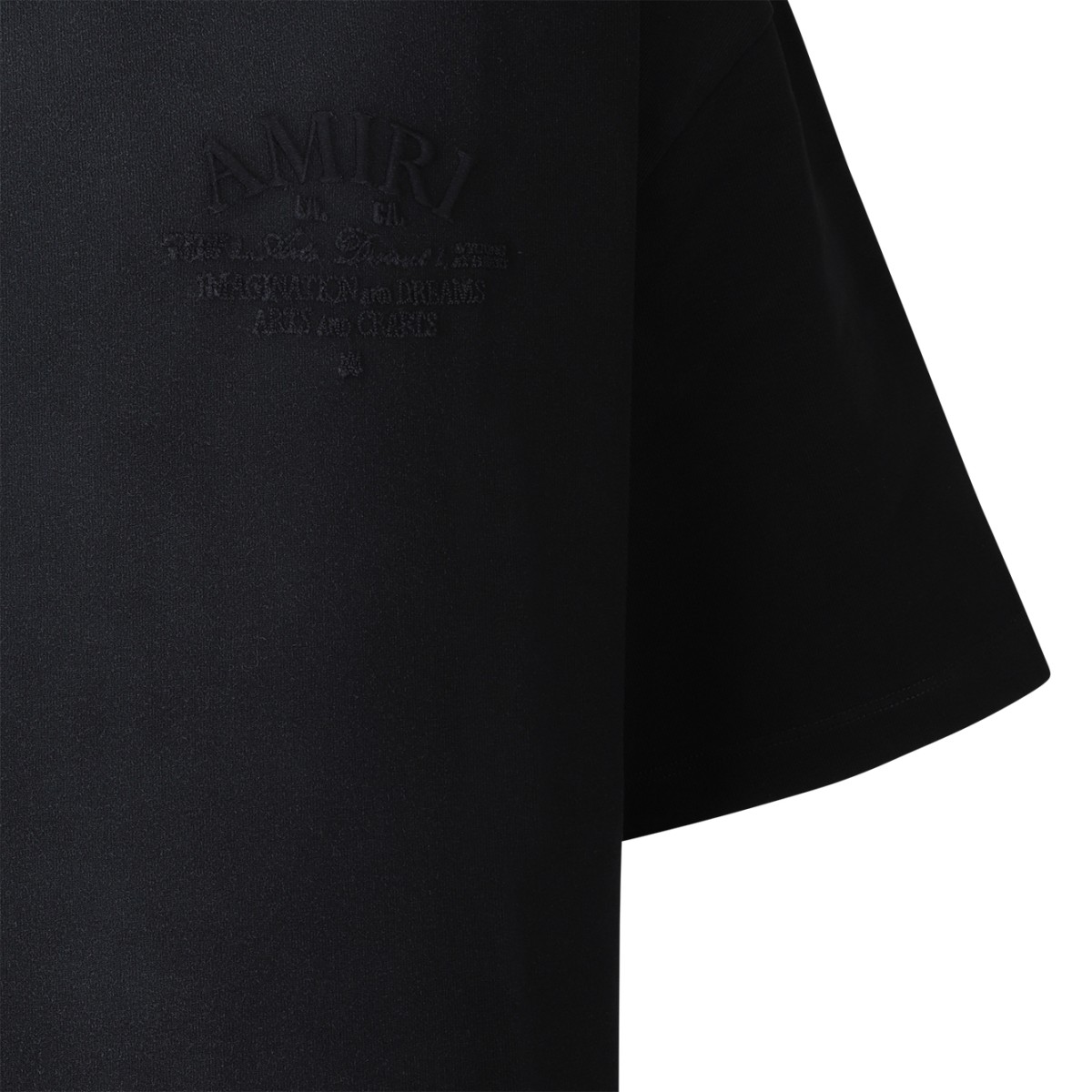 Amiri Black Logo Cotton T-Shirt.