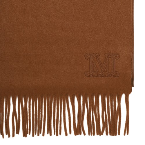 Max Mara Camel Wool Scarf. 2