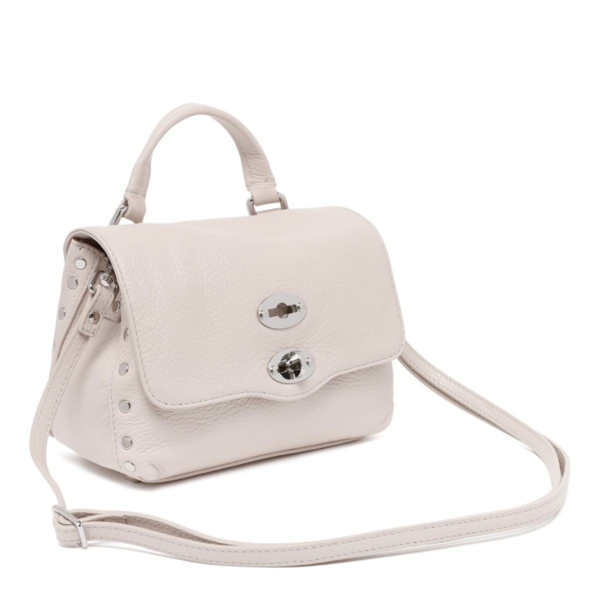 Zanellato Baby Light Beige Leather Postina Bag.