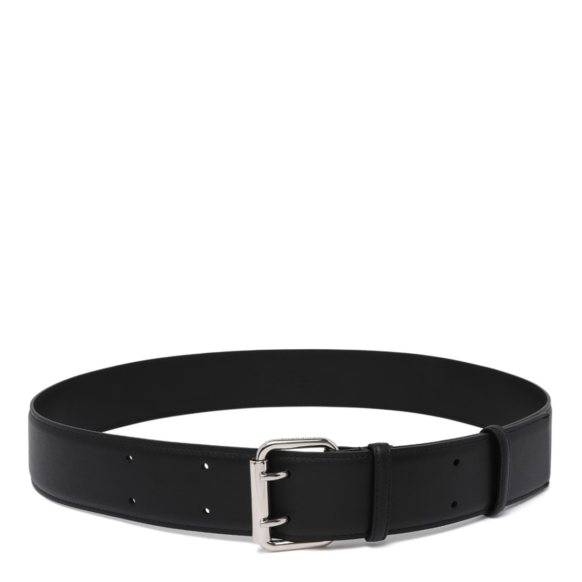 Givenchy Black Leather Belt.
