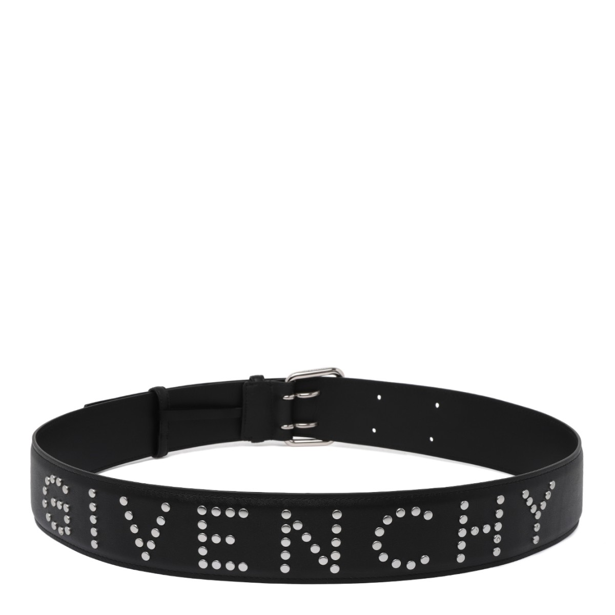 Givenchy Black Leather Belt.