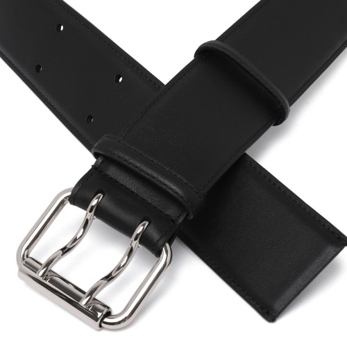 Givenchy Black Leather Belt.