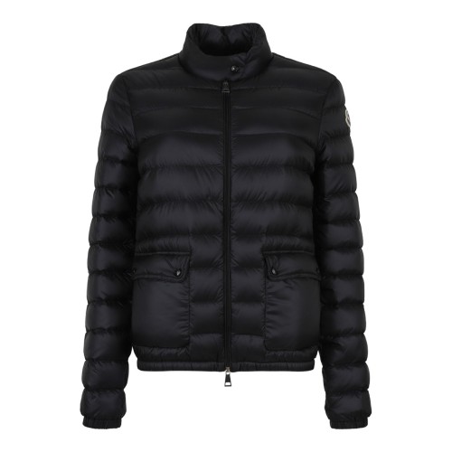 Moncler Black Lightweight Down Jacket.