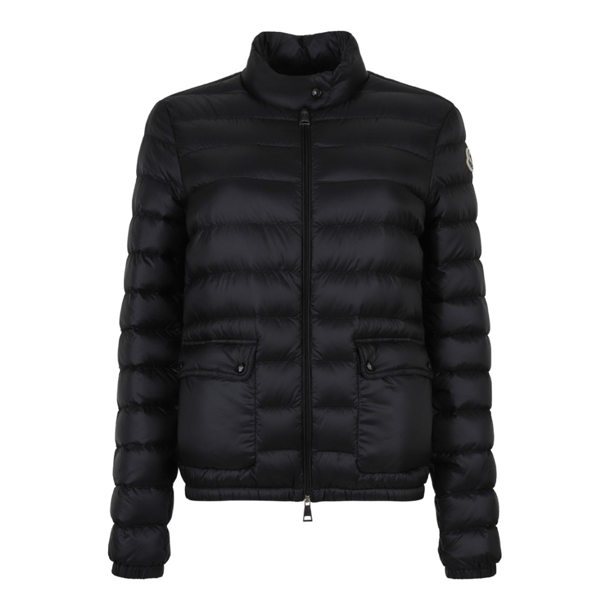 Moncler Black Lightweight Down Jacket.