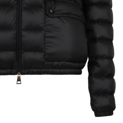 Moncler Black Lightweight Down Jacket.