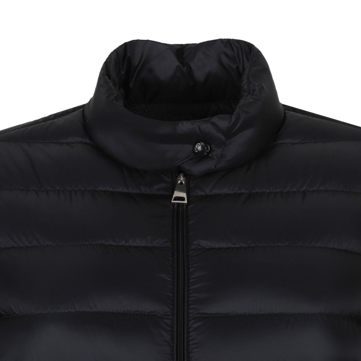 Moncler Black Lightweight Down Jacket.