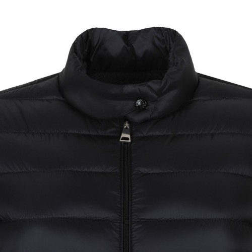 Moncler Black Lightweight Down Jacket.