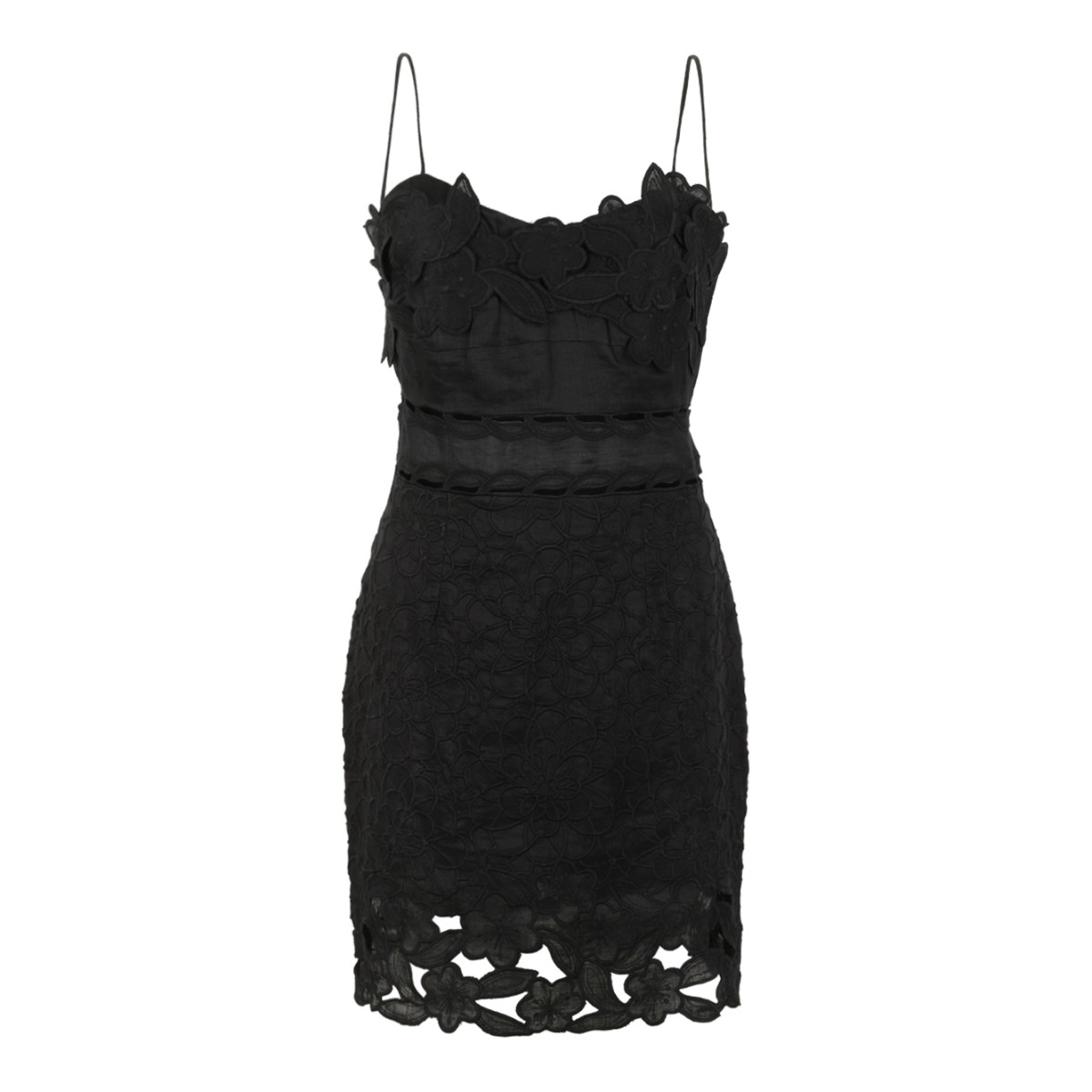 Isabel Marant Black Lace Mini Dress.