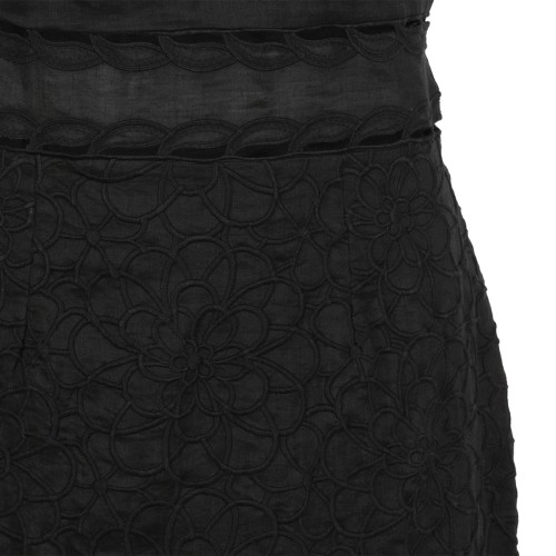 Isabel Marant Black Lace Mini Dress.