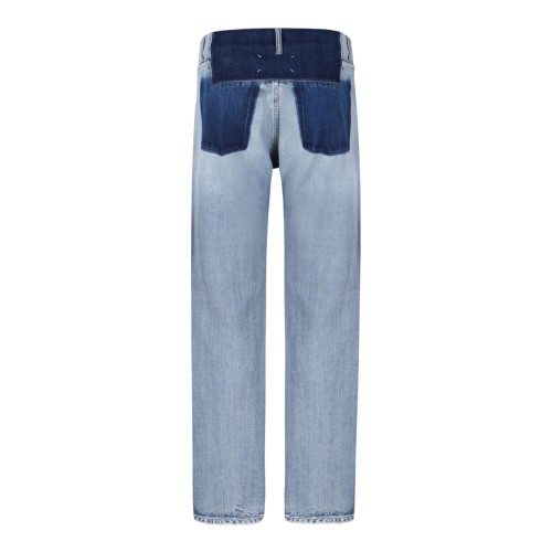 Maison Margiela Light Blue Straight-Leg Jeans. 2