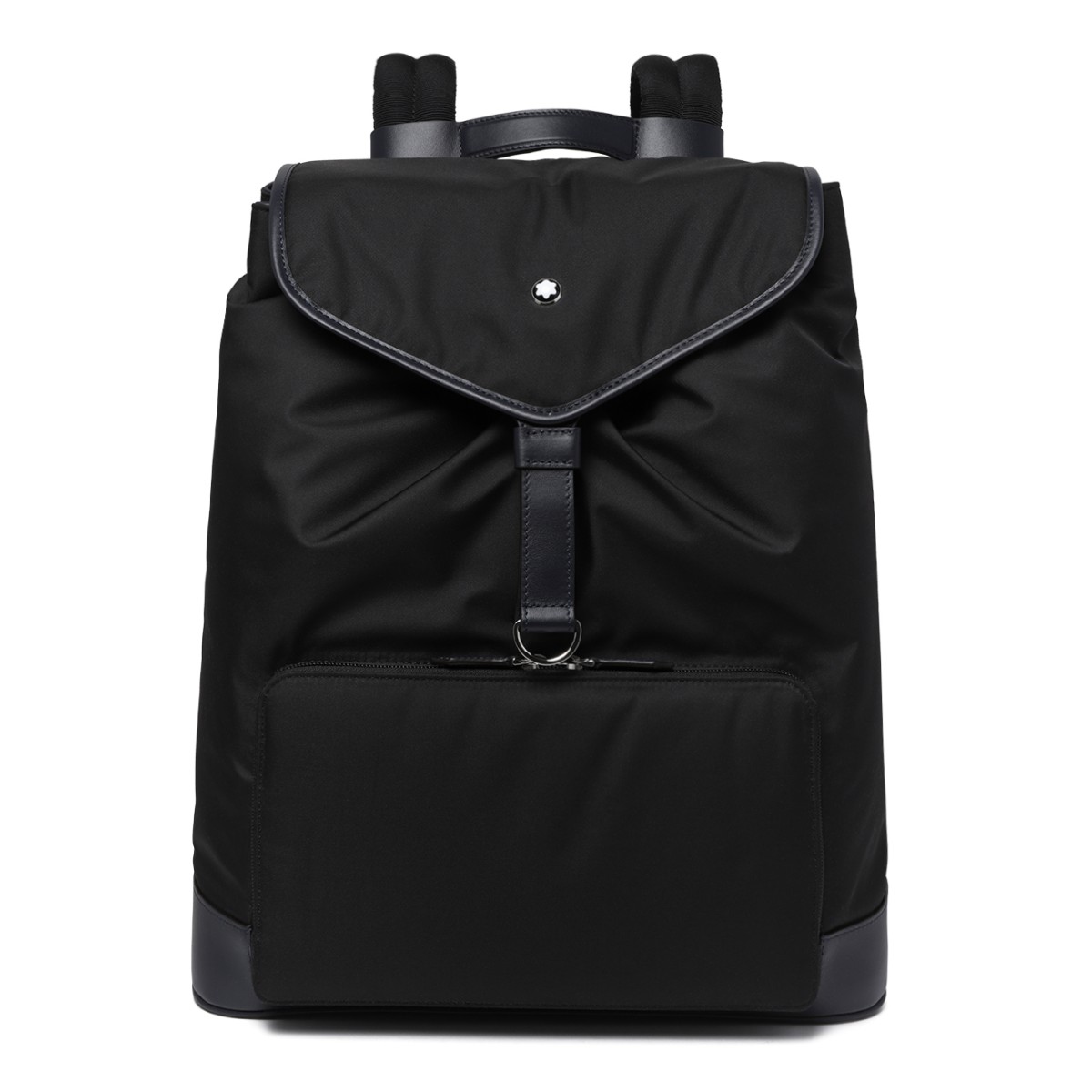 Montblanc Black Nylon Backpack.