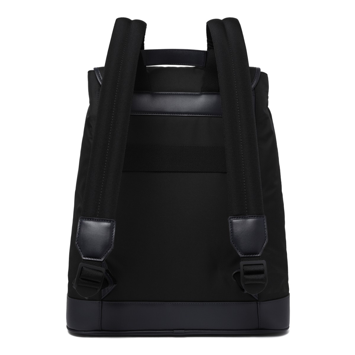 Montblanc Black Nylon Backpack.