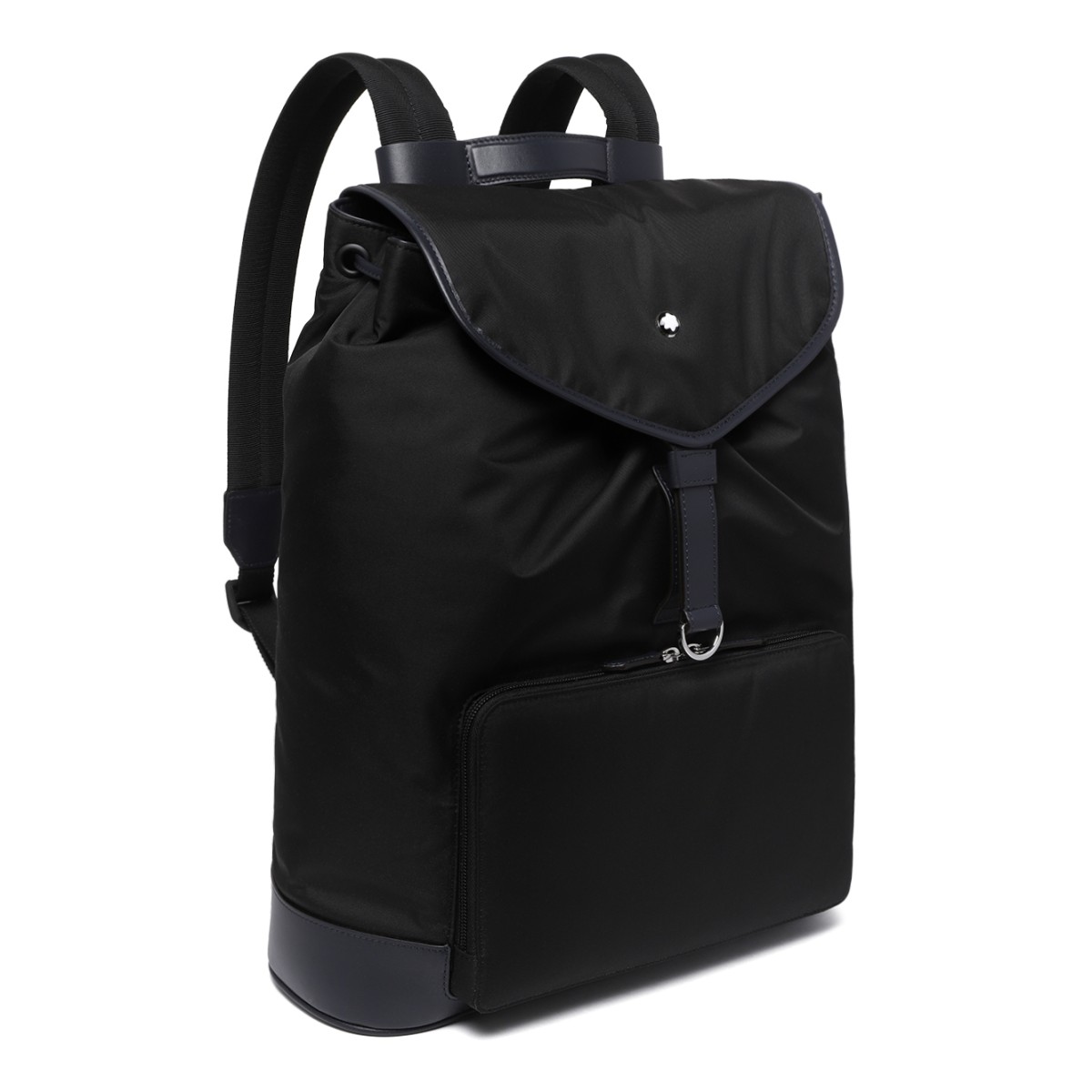 Montblanc Black Nylon Backpack.