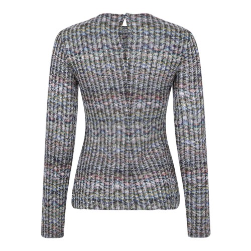 Missoni Multicolor Knit Long-Sleeve Top. 2