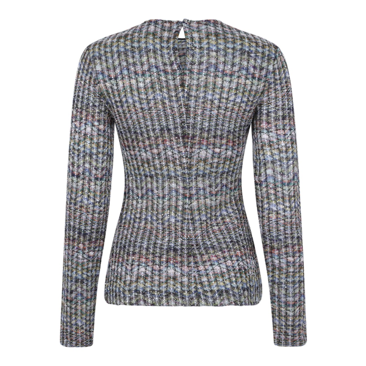Missoni Multicolor Knit Long-Sleeve Top.