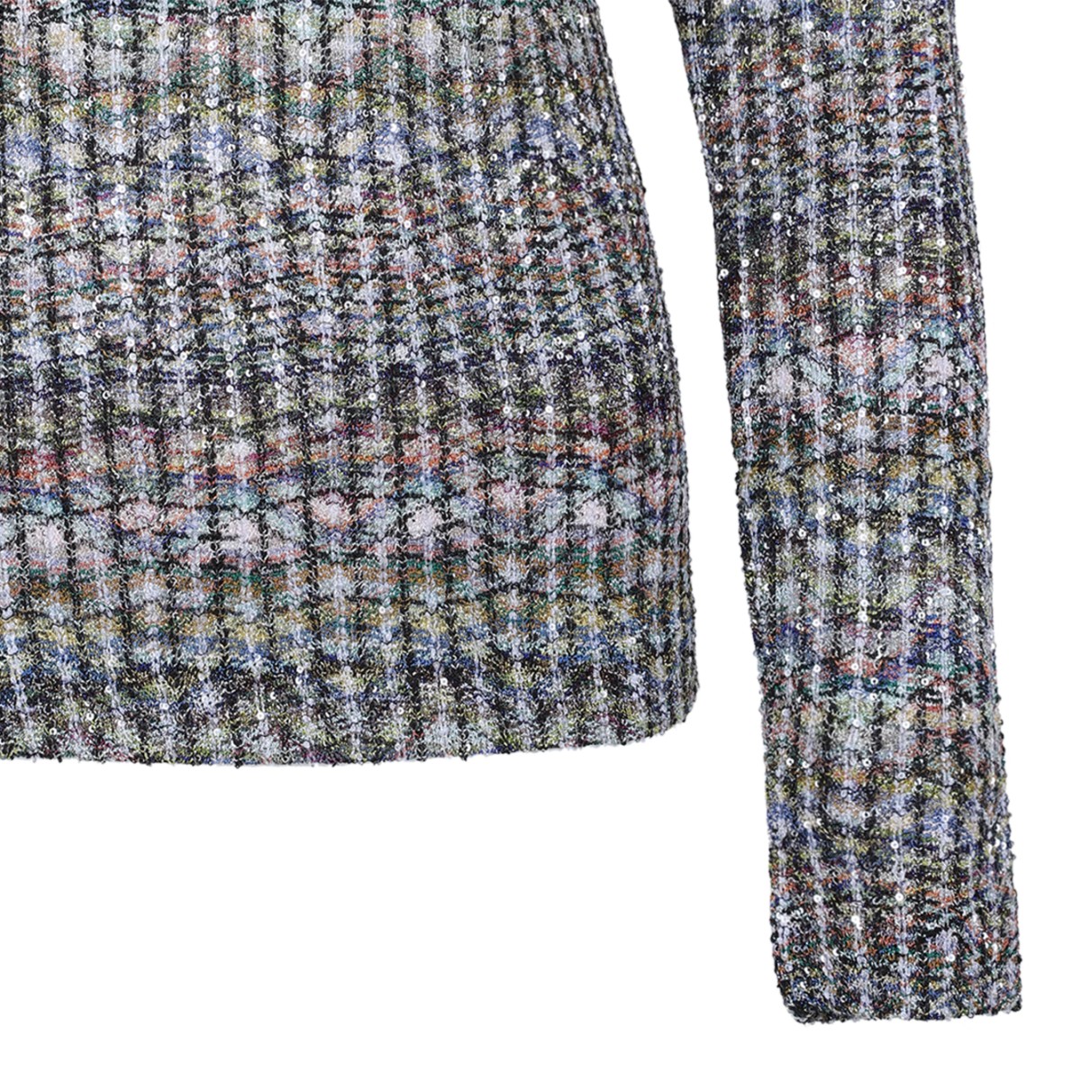 Missoni Multicolor Knit Long-Sleeve Top.