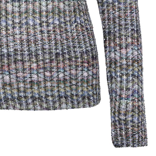 Missoni Multicolor Knit Long-Sleeve Top.