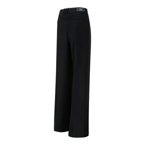 Balmain Black Tailored Wool Trousers.