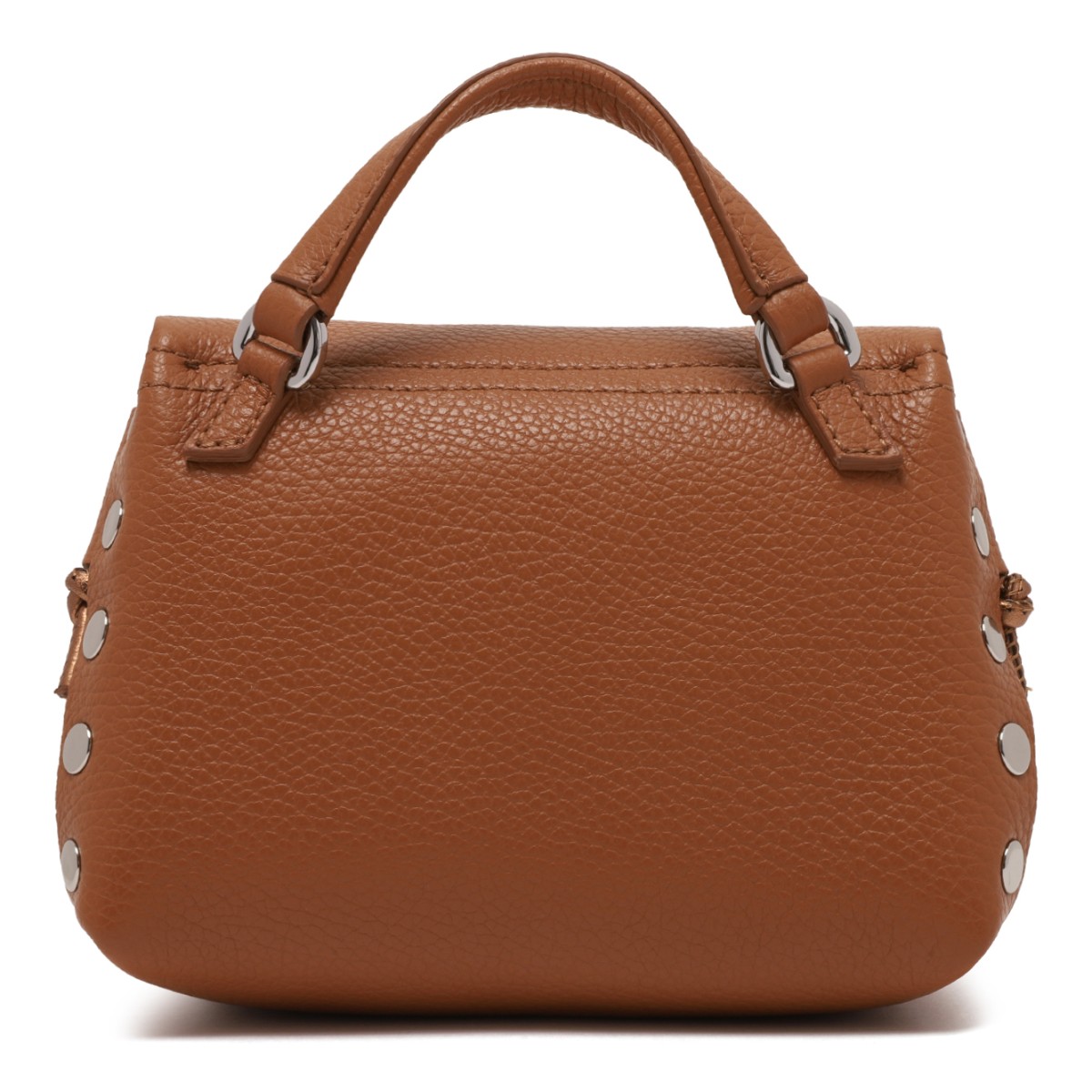 Zanellato Postina Tan Leather Top Handle Bag.