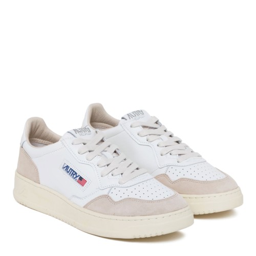 Autry White Medalist Sneakers.
