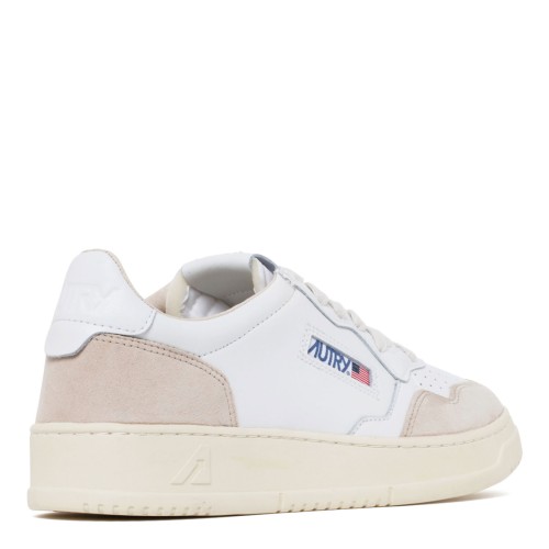 Autry White Medalist Sneakers.