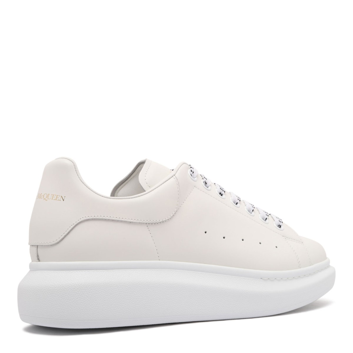 Alexander McQueen White Oversized Sneakers.