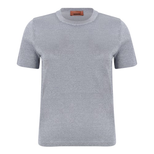 Missoni Light Grey Wool T-Shirt.