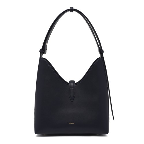 Furla Blue Leather Shoulder Bag. 2