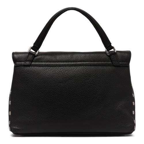 Zanellato Black Leather Top-Handle Bag.