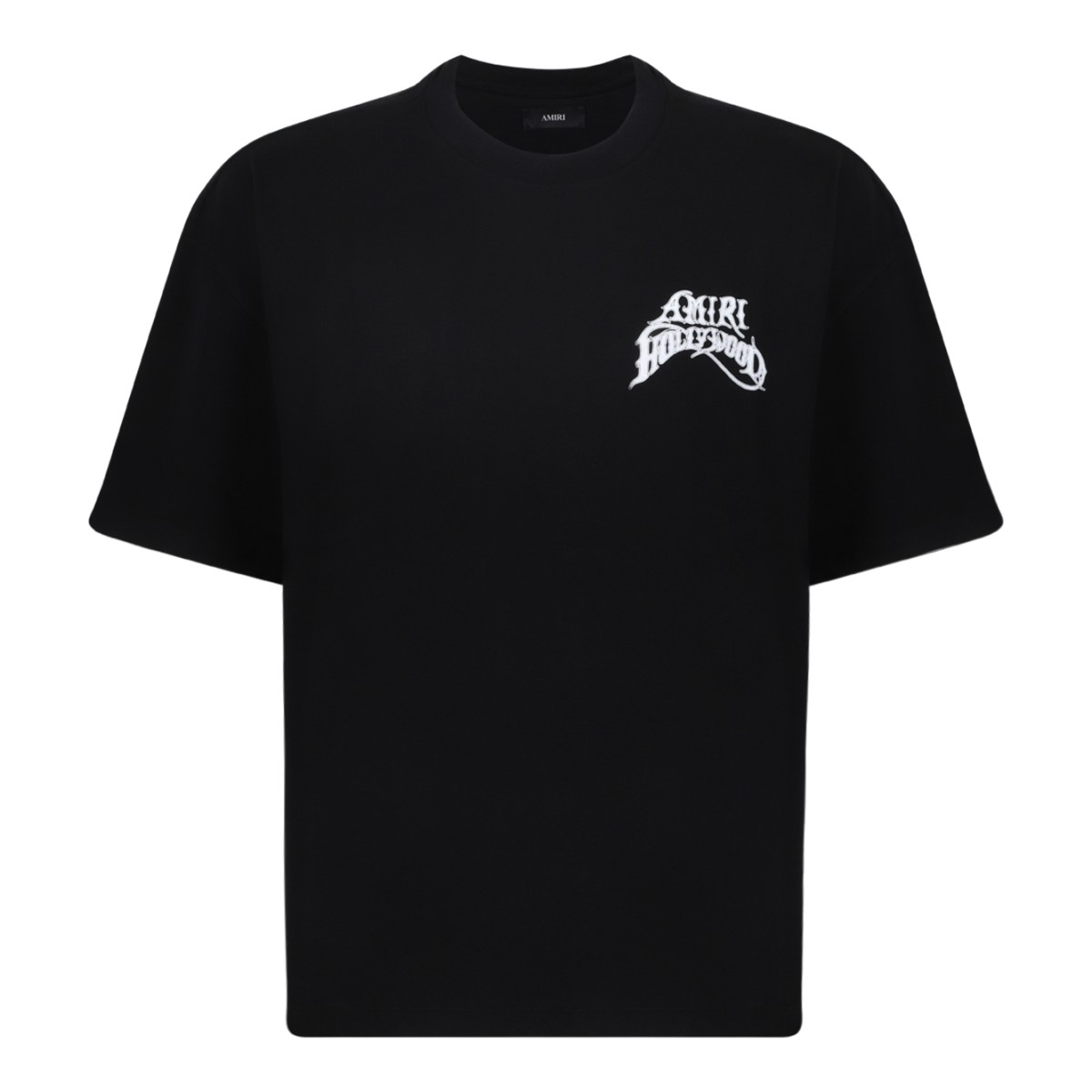 Amiri Black Logo Cotton T-Shirt.
