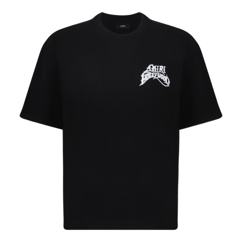 Amiri Black Logo Cotton T-Shirt.