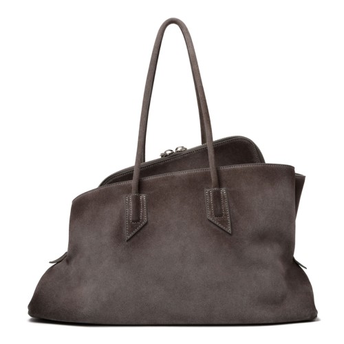 The Attico Dark Grey La Passeggiata Medium Bag.