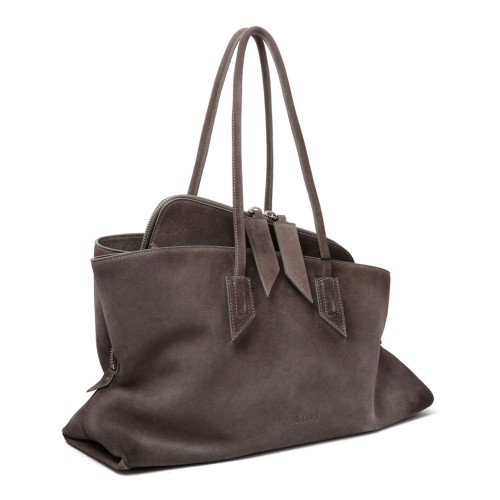 The Attico Dark Grey La Passeggiata Medium Bag.
